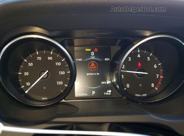 SALVR2BG0GH145027 2016 LAND ROVER RANGE Gray Widok zestawu wskaźników