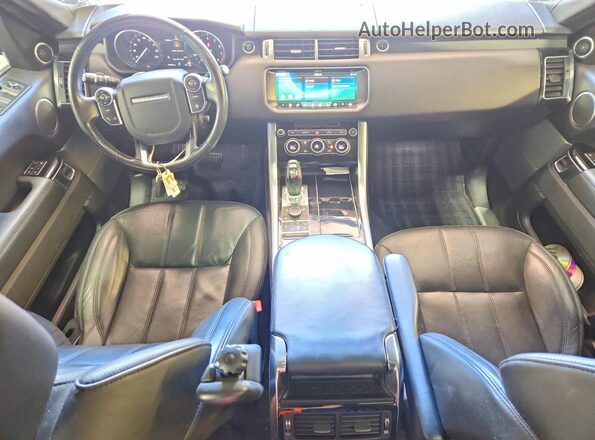 SALWR2FV0HA178147 2017 LAND ROVER RANGE Черный Вид панели приборов