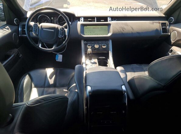 SALWR2FV6HA175060 2017 LAND ROVER RANGE Blue Widok tylnych siedzeń