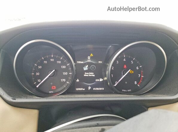 SALWR2PF0GA652328 2016 LAND ROVER RANGE Blue Instrument cluster view