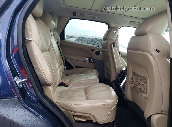 SALWR2PF0GA652328 2016 LAND ROVER RANGE Blue Rear seats view