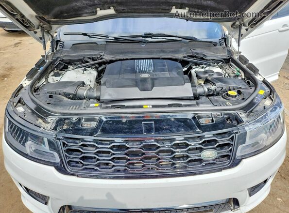 SALWR2RE6KA835357 2019 LAND ROVER RANGE White Engine compartment view