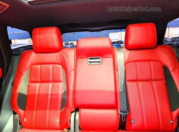 SALWR2RE6KA835357 2019 LAND ROVER RANGE White Rear seats view