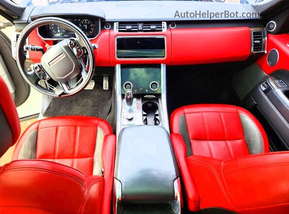 SALWR2RE6KA835357 2019 LAND ROVER RANGE White Dashboard view