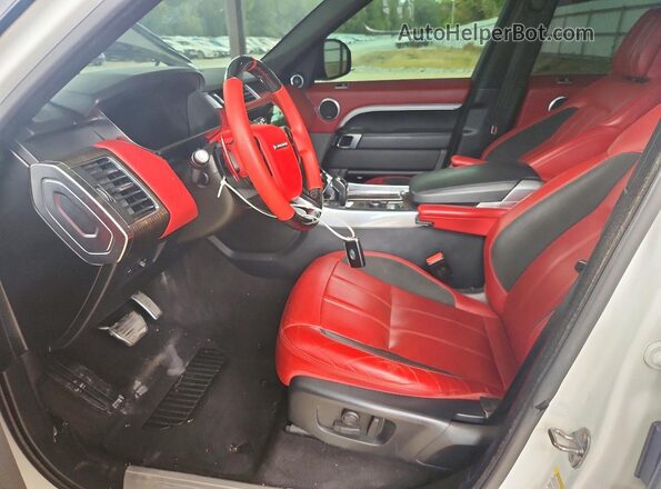 SALWR2REXKA841937 2019 LAND ROVER RANGE White Widok wnętrza z przodu