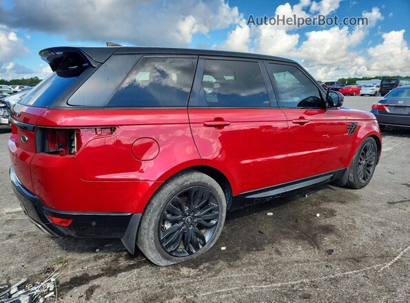 SALWR2RK1JA184966 2018 LAND ROVER RANGE Red Tył prawy