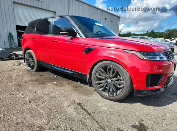 SALWR2RK1JA184966 2018 LAND ROVER RANGE Red Przód prawy