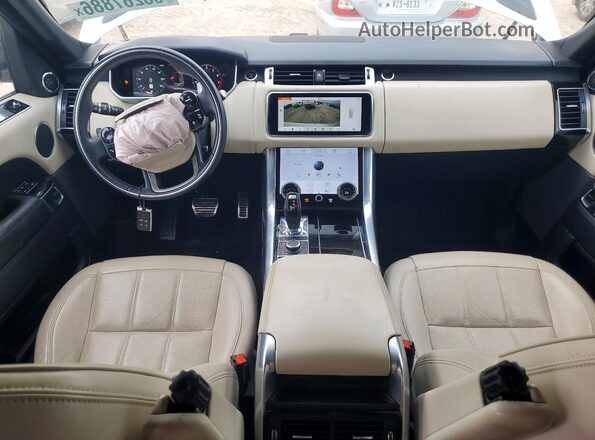 SALWR2SU3NA206841 2022 LAND ROVER RANGE White Dashboard view