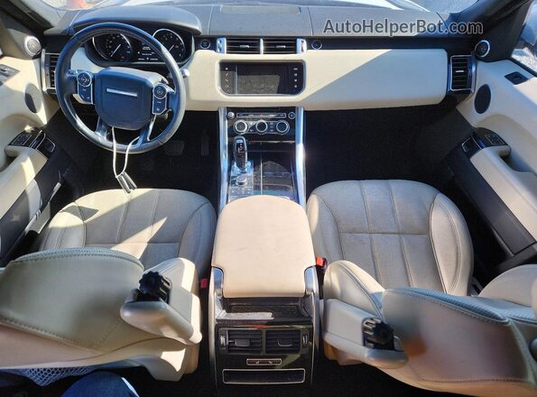 SALWR2VF6GA545450 2016 LAND ROVER RANGE Белый Вид панели приборов