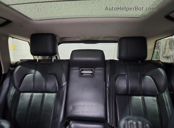 SALWR2VF7GA579994 2016 LAND ROVER RANGE Black Вид задніх сидінь