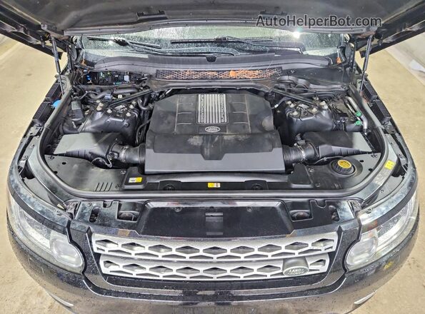 SALWR2VF7GA579994 2016 LAND ROVER RANGE Black Вид підкапотного простору