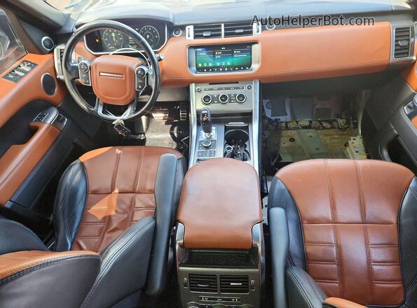 SALWV2FV9HA670686 2017 LAND ROVER RANGE White Вид панелі приладів