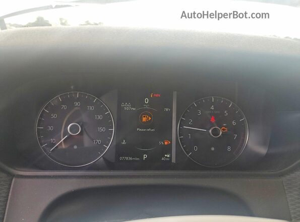 SALYA2EX0KA792593 2019 LAND ROVER RANGE Серебряный Вид щитка приборов