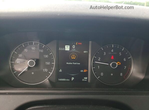 SALYB2EXXLA287255 2020 LAND ROVER RANGE Black Սարքավորումների վահանակի տեսք