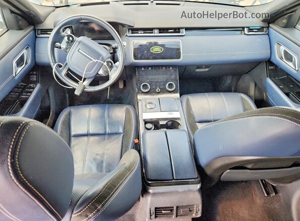SALYB2RV0JA719700 2018 LAND ROVER RANGE Blue Widok deski rozdzielczej