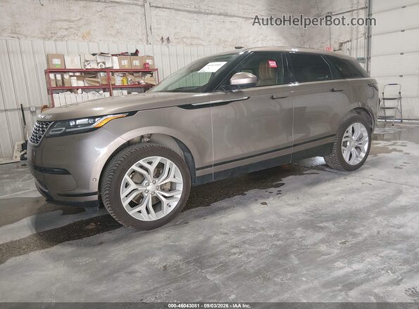 SALYC2RV3JA702788 2018 LAND ROVER RANGE ROVER VELAR Золотой Передняя левая четверть