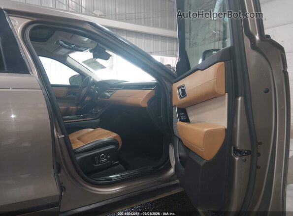 SALYC2RV3JA702788 2018 LAND ROVER RANGE ROVER VELAR Золотой Вид салона спереди