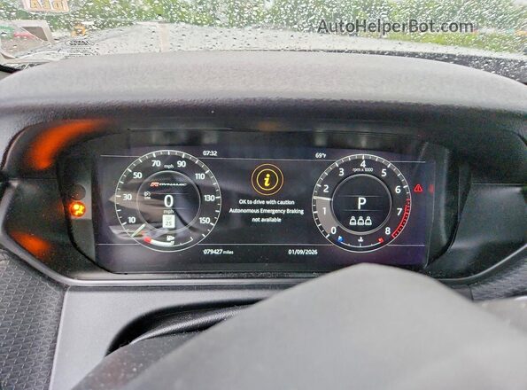 SALYL2EX0KA227240 2019 LAND ROVER RANGE Серый Вид щитка приборов