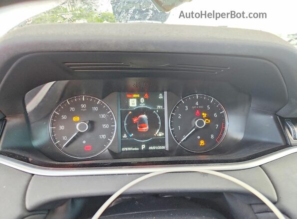 SALZJ2FX0LH068124 2020 LAND ROVER RANGE White Vista del cuadro de instrumentos