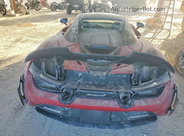 SBM14FCA9LW005349 2020 MCLAREN 720S Burgundy Հետևի նստատեղերի տեսք