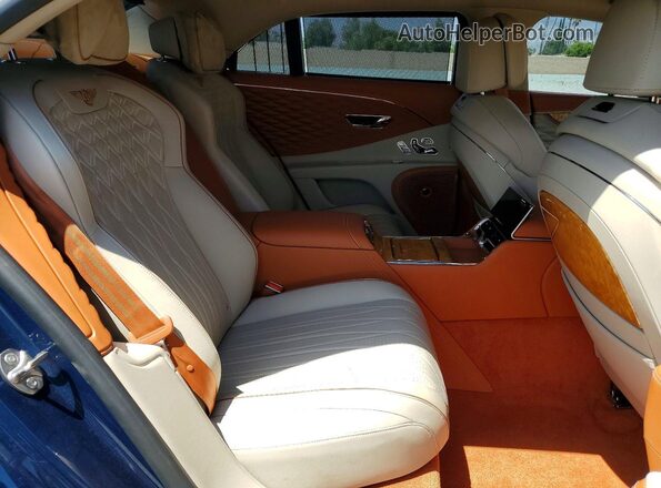 SCBBB6ZG2NC092629 2022 BENTLEY OTHER Blue უკანა სავარძლების ხედი