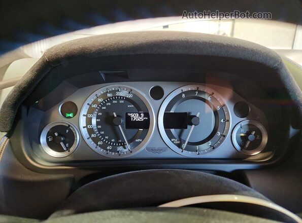 SCFEKBDL4GGC20568 2016 ASTON MARTIN V8 Серебряный Вид щитка приборов