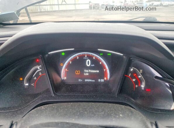 SHHFK7G42KU203464 2019 HONDA CIVIC Black Instrument cluster view