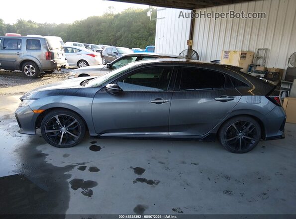 SHHFK7H41MU226493 2021 HONDA CIVIC Gray Панорамний вид салону 360°