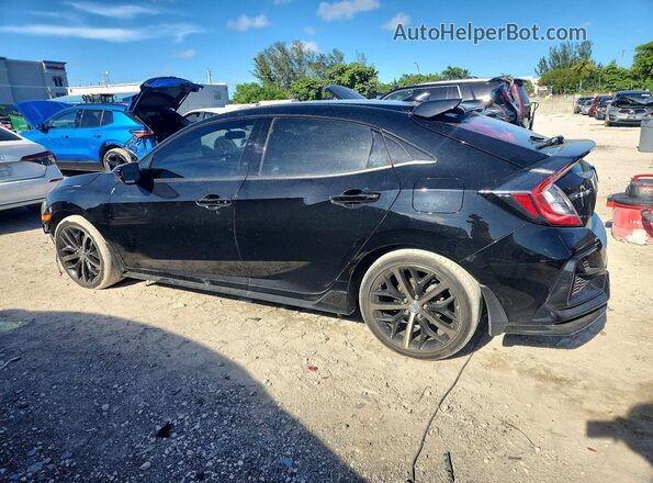 SHHFK7H43MU421706 2021 HONDA CIVIC Black Հետևի ձախ