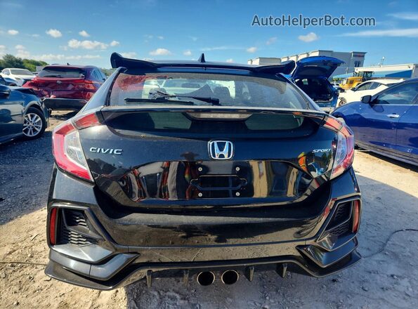 SHHFK7H43MU421706 2021 HONDA CIVIC Black Հետևի տեսք