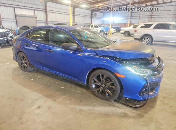 SHHFK7H45HU212988 2017 HONDA CIVIC Blue Przód prawy