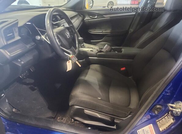 SHHFK7H45HU212988 2017 HONDA CIVIC Blue Widok wnętrza z przodu
