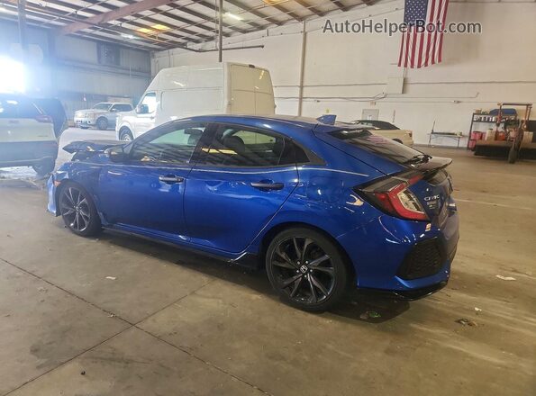 SHHFK7H45HU212988 2017 HONDA CIVIC Blue Tył lewy