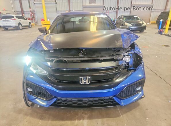 SHHFK7H45HU212988 2017 HONDA CIVIC Blue Widok z przodu