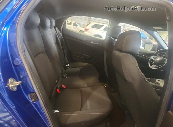 SHHFK7H45HU212988 2017 HONDA CIVIC Blue Widok tylnych siedzeń