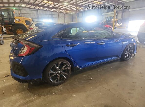SHHFK7H45HU212988 2017 HONDA CIVIC Blue Tył prawy