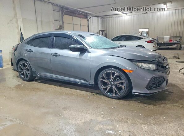 SHHFK7H46KU402676 2019 HONDA CIVIC Gray Delantero derecho