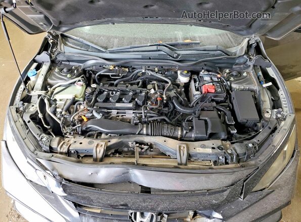 SHHFK7H46KU402676 2019 HONDA CIVIC Gray Vista del compartimento del motor