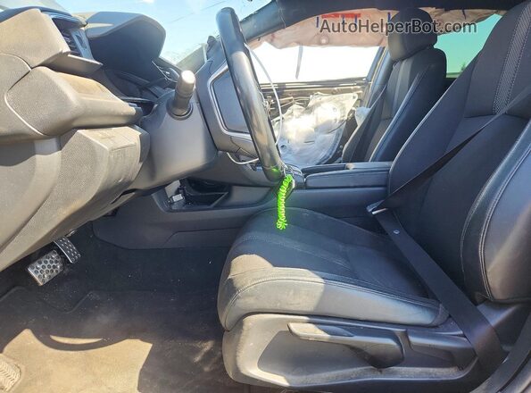 SHHFK7H47MU408778 2021 HONDA CIVIC Black წინა სალონის ხედი