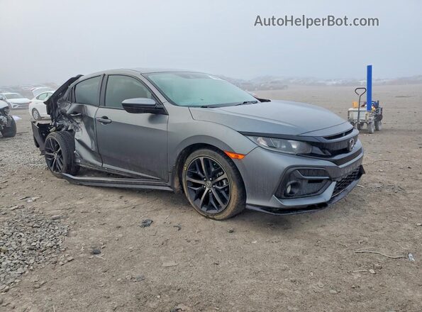 SHHFK7H49LU218589 2020 HONDA CIVIC Gray Передня права чверть