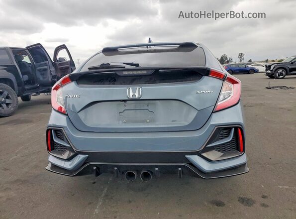 SHHFK7H49MU412749 2021 HONDA CIVIC Gray Widok z tyłu