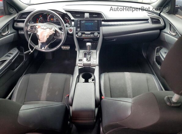 SHHFK7H49MU412749 2021 HONDA CIVIC Gray Widok deski rozdzielczej