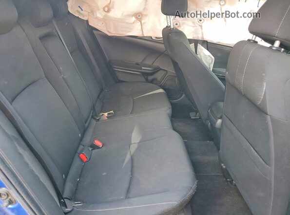 SHHFK7H52HU203075 2017 HONDA CIVIC Blue Rear seats view