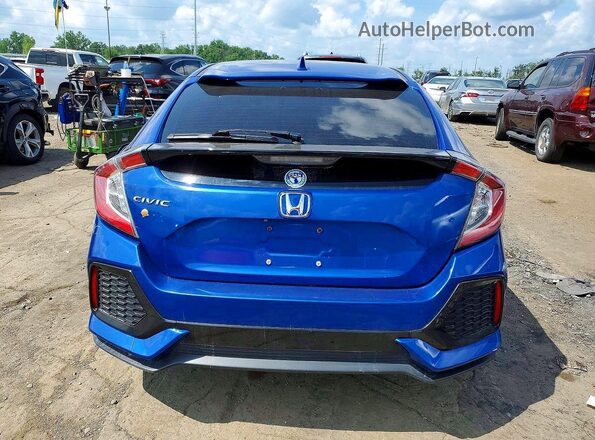 SHHFK7H52HU203075 2017 HONDA CIVIC Blue Rear view