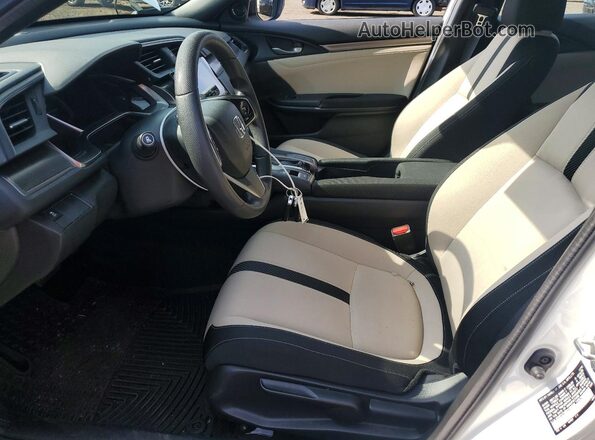 SHHFK7H58HU404236 2017 HONDA CIVIC White Widok wnętrza z przodu