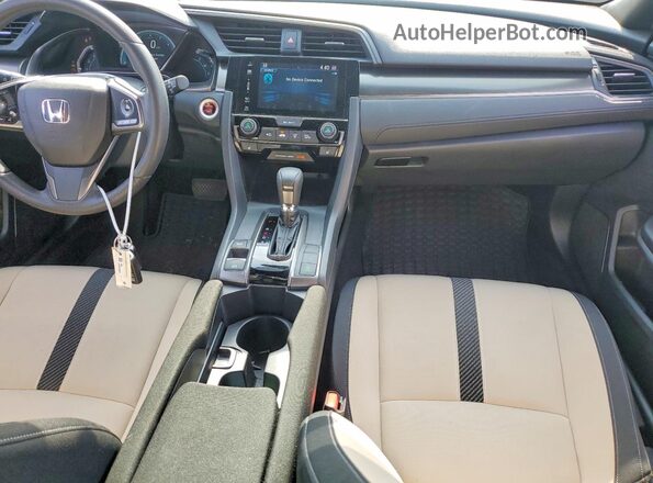 SHHFK7H58HU404236 2017 HONDA CIVIC White Widok deski rozdzielczej