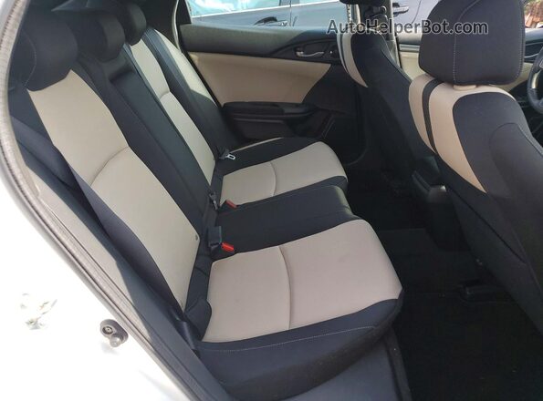 SHHFK7H58HU404236 2017 HONDA CIVIC White Widok tylnych siedzeń