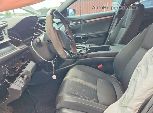 SHHFK7H62MU401724 2021 HONDA CIVIC Black წინა სალონის ხედი