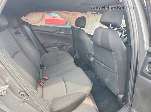 SHHFK7H62MU401724 2021 HONDA CIVIC Black უკანა სავარძლების ხედი