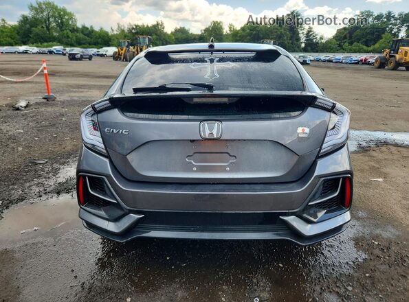 SHHFK7H62MU401724 2021 HONDA CIVIC Black უკანა ხედი